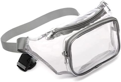 Ulalaza Women Transparent Shoulder Crossbody Bag Designer Fashion Handbag Purse Shoulder Strap Zipper in Kuwait
