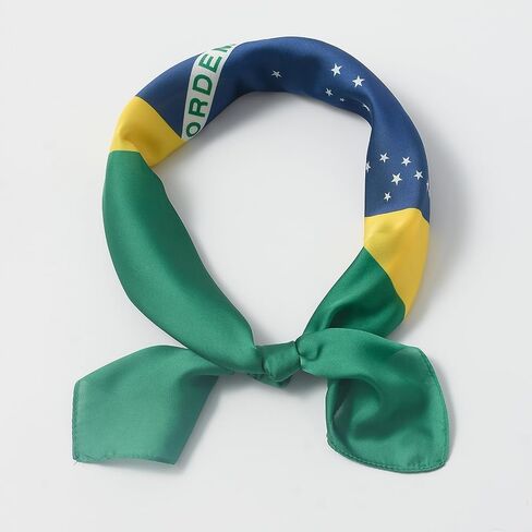 Women's Bandana Head Scarf, Imitation Chiffon Silk, Fashion Scarf for Hair and Neck (Brazil) in Kuwait