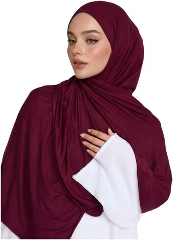 Premium Jersey Hijab - Soft & long jersey wrap - Non-Slip, Breathable Turban Wrap for Everyday Wear, made in Turkey in Saudi Arabia