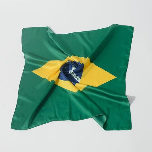 Women's Bandana Head Scarf, Imitation Chiffon Silk, Fashion Scarf for Hair and Neck (Brazil) in Kuwait