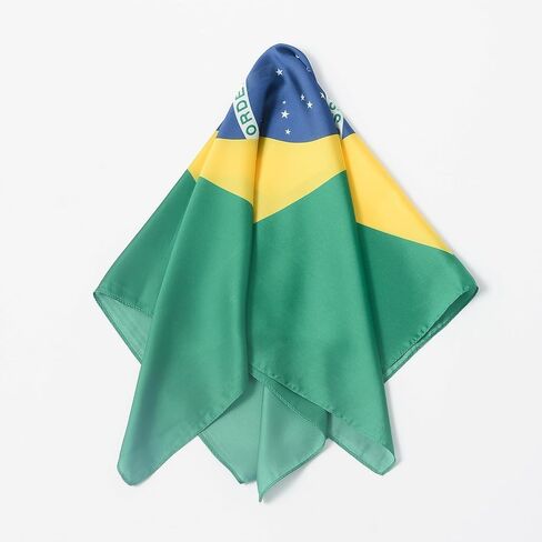 Women's Bandana Head Scarf, Imitation Chiffon Silk, Fashion Scarf for Hair and Neck (Brazil) in Kuwait
