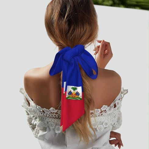 Mexico Mexican Flag Head Scarf Women'S Fashion Neck Satin Scarfs For Bag Long Thin Hair Scarves Gift in Kuwait