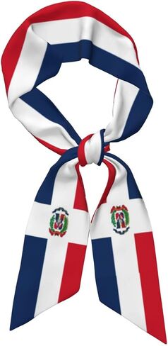 Mexico Mexican Flag Head Scarf Women'S Fashion Neck Satin Scarfs For Bag Long Thin Hair Scarves Gift in Kuwait