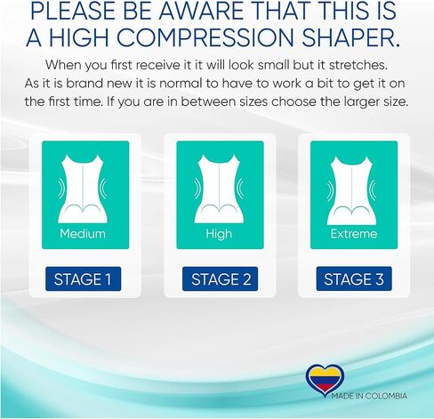Lipo Express Stage 3 Colombian BBL Faja- Post Surgical Recovery Shapewear For Tummy Tucks Lipo360 or BBL With Corset in Saudi Arabia