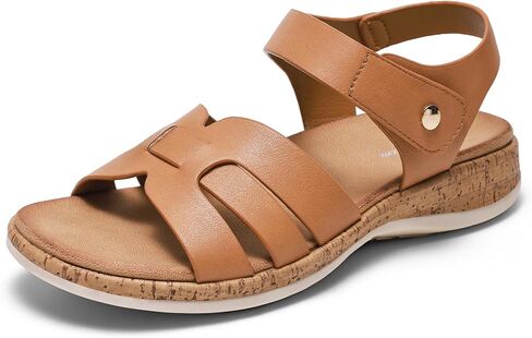Littleplum Women Flat Sandals Orthopedic Arch Support Adjustable Strap Comfortable Summer Walking Sandals for Beach Travel Casual Dressy in Saudi Arabia