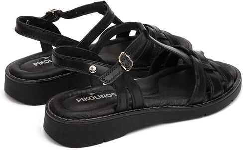 PIKOLINOS Roquetas W9B-0789 Women's Sandals-Black 8.5 in Kuwait