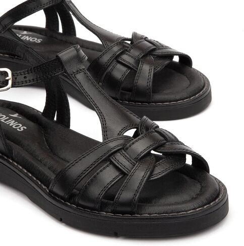 PIKOLINOS Roquetas W9B-0789 Women's Sandals-Black 8.5 in Kuwait