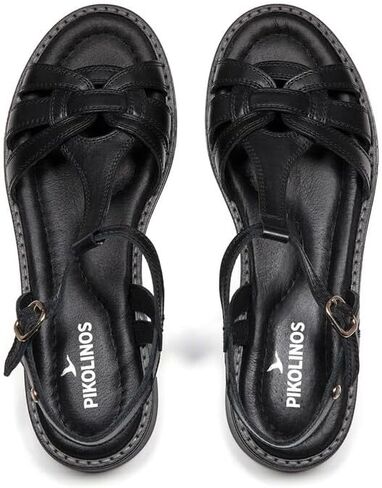 PIKOLINOS Roquetas W9B-0789 Women's Sandals-Black 8.5 in Kuwait