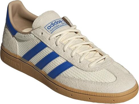 adidas Handball Spezial Men's Shoes, Cream White/Blue/Warm Sandstone, Size 11 in Kuwait