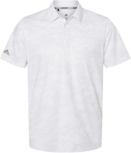 adidas Mens Camo Polo, L, White in Kuwait