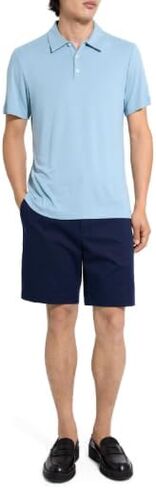 Theory Men's Men's Bron Polo in Anemone Milano in Kuwait