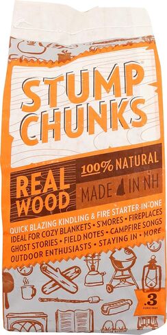 بادئ من الخشب الطبيعي 100% من Stump Chunks (متوسط)، 0.3 متر مكعب قدم باغ in Kuwait