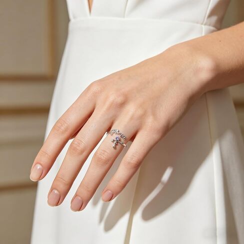 Prince Symbol Ring 18K White Gold Plated Adjustable Prince Symbol Open Ring Vintage Purple Rain Inspired Jewelry Gifts for Women in Saudi Arabia