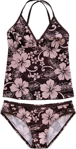 2 Piece Flower Y2k Tankini Women Summer Vintage Set Sexy Beach Swimsuit 2000s Bikini Vacation Going Out Outfits in Saudi Arabia