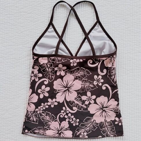 2 Piece Flower Y2k Tankini Women Summer Vintage Set Sexy Beach Swimsuit 2000s Bikini Vacation Going Out Outfits in Saudi Arabia