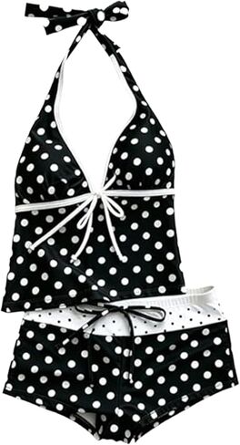 2 Piece Flower Y2k Tankini Women Summer Vintage Set Sexy Beach Swimsuit 2000s Bikini Vacation Going Out Outfits in Saudi Arabia