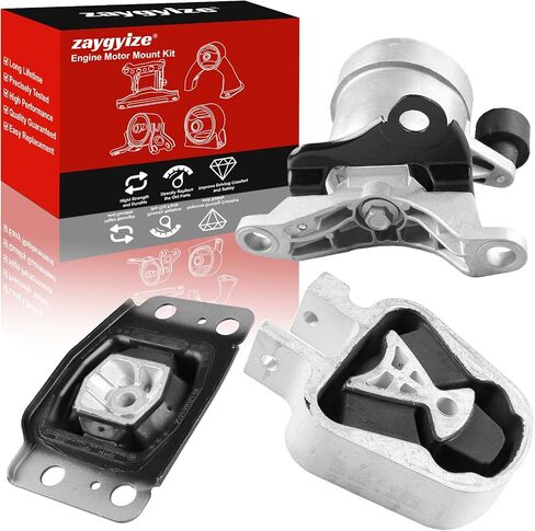 3Pcs Engine Motor & Transmission Mount Kit Replacement for Ford Fusion & for Lincoln MKZ 2.0L 2013 2014 2015 2016 2017 Auto Trans Replace# A5767, A5603, A5606, DG9Z6038C, 6G9Z6068A, DP5Z6068A in Kuwait