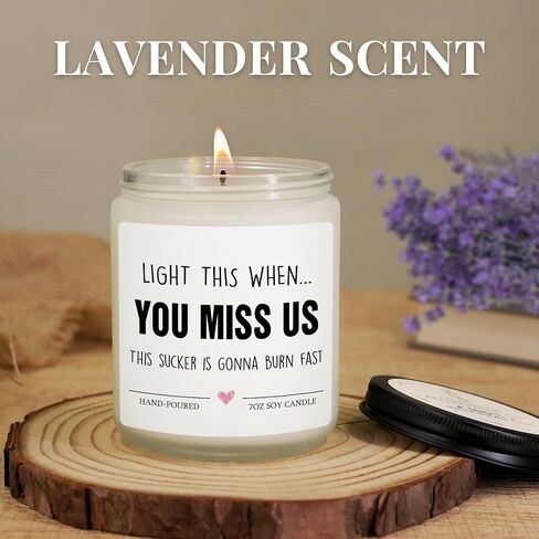 Farewell Gifts for Coworkers Coworker Leaving Gifts for Women Farewell Decorations Party We Will Miss You Decorations Goodbye Gift for Coworkers Going Away Gift for Coworker Women Lavender Candle in Saudi Arabia