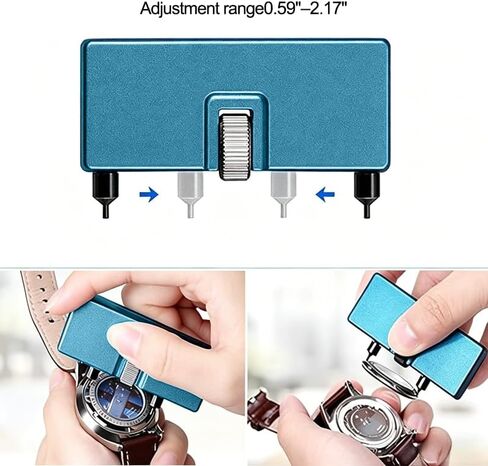 Professional Watch Back Cover Opener Kit Tool, Lightweight Handle in Kuwait
