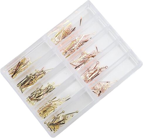 Ejoyous Watch Hands Replacement, Metal Watch Hands Set for 2035 PC21 SL68 Quartz Movement, with 100 Sets per Box in Kuwait
