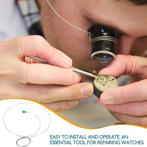 SEWACC 3pcs Adjustable Loupe Holder Wire Ring, Watch Repair Accessories, Magnifier Loop Holder for Precision Work in Kuwait