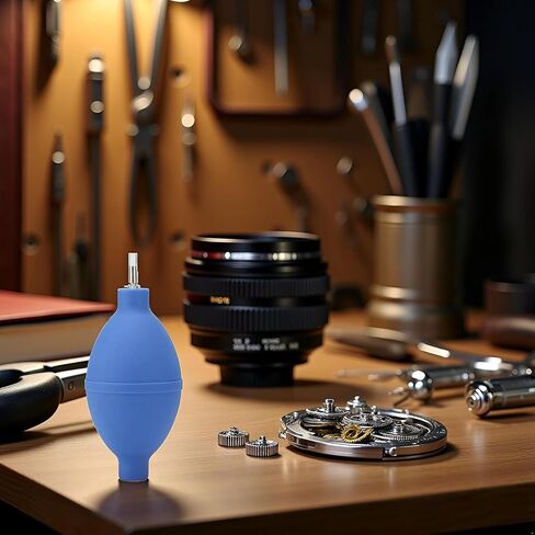 Blue Rubber Soft Cleaning Wristwatch Parts Cleaner Tool Dust Air Blower Pump Watch Accessory Watch Repair Tools and Kits Pocket Watch Chains in Kuwait