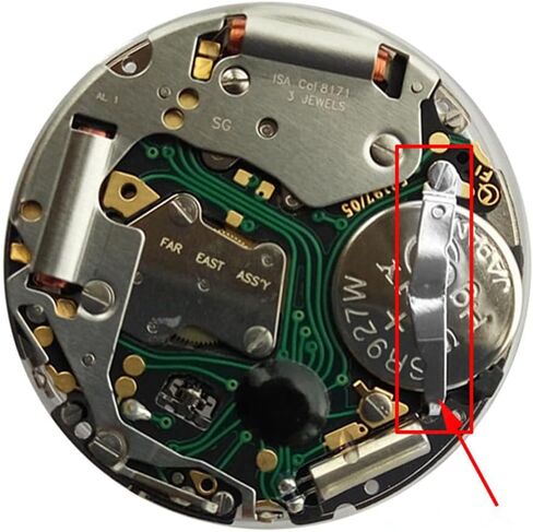 ZEZEFUFU Watch Battery Contact Clasp for ISA 8171 8172 8176 Movement Part, Quartz Watch Parts in Kuwait