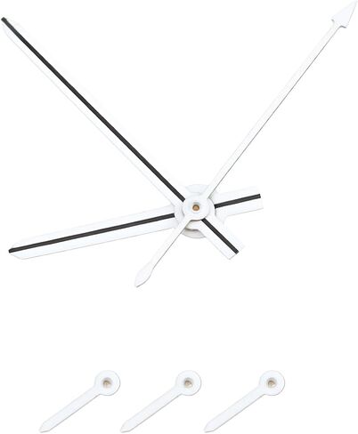 6 Pieces White Watch Hands Set with 3.8MM Small Hands Compatible with VK63 Quartz Movement in Kuwait