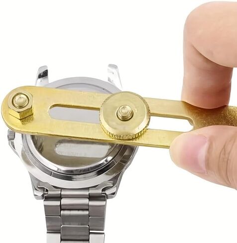 Metal Watch Opener Tool - Back Cover Removal for Battery & Repair, 2-Prong Watch Case Opener, Stainless Steel Professional Watch Repair Kit in Kuwait