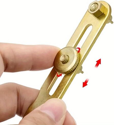 Metal Watch Opener Tool - Back Cover Removal for Battery & Repair, 2-Prong Watch Case Opener, Stainless Steel Professional Watch Repair Kit in Kuwait