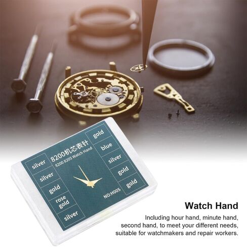 Quartz Watch Hands Precision Professional Watch Replacement Hands Parts with Plastic Box Movement Accessories in Kuwait