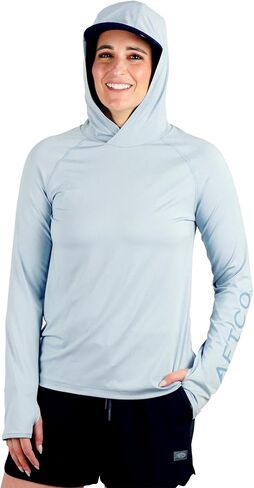 AFTCO Women's Samurai Sun Protection Hooded Shirt in Kuwait