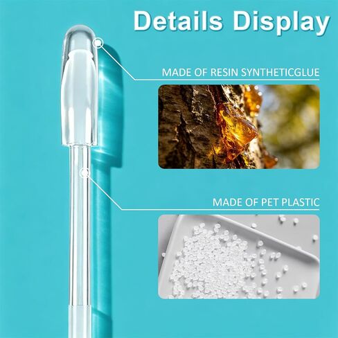 48Pcs Sticky Ear Cleaning Stick, Gentle Reusable Ear Wax Removal Tools Adhesive Ear Pick with Soft Spiral Head for Adults Home Personal Care Hygiene Kit (2 Boxes/48 Pcs) in Saudi Arabia