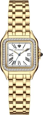 PIERRE RICHARDSON PR1102 Women's Watch - Stainless Steel Japanese Quartz Watch, 5ATM Water Resistant, Scratch-Resistant Sapphire Crtystal Glass, Reloj para Mujer in Saudi Arabia
