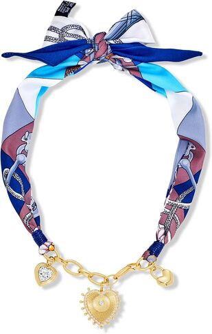Boho Scarf Necklace With Multi Conch Shell Heart Horseshoe Fish Charms Large Sun Pendant Necklace Adjustable Bandana Necklaces for Women Summer Beach Jewelry For Vacation in Kuwait