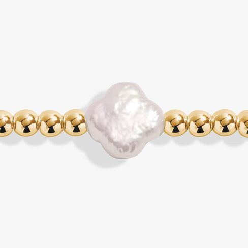 A LITTLE BLESSING Gold-Tone Plated Bracelet 6 7/8" stretch in Saudi Arabia