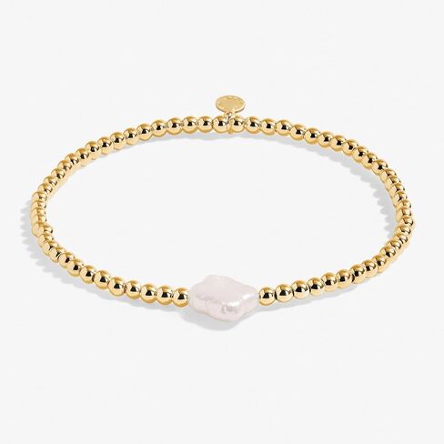 A LITTLE BLESSING Gold-Tone Plated Bracelet 6 7/8" stretch in Saudi Arabia