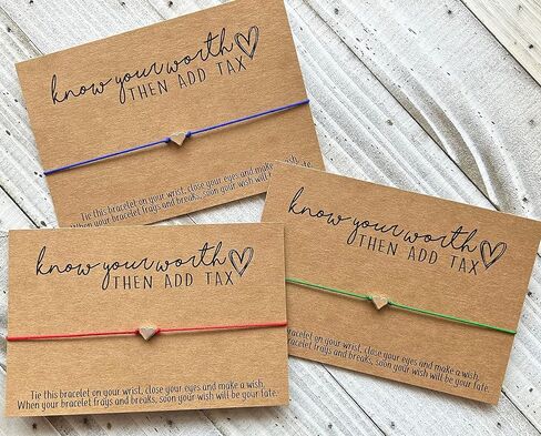 Know your worth Wish bracelet encouragement birthday gift friendship bracelet cord wish bracelet in Kuwait