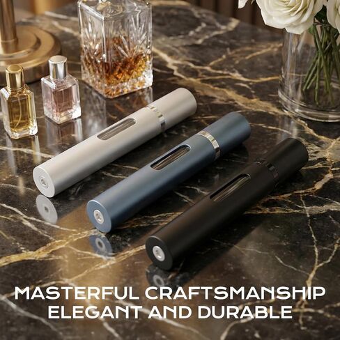 3PCS 10ml Perfume Atomizer Travel Refillable, Portable Perfume Travel Refillable Bottle, Bottom-Filling Fragrances Perfumes Bottle, Mini Cologne Dispenser, Perfect Travel Essentials for Men & Women in Kuwait