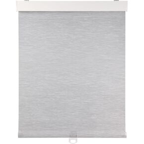 OCTO Cordless Blackout Roller Shades for Indoor Windows,Free-Stop Shade with Valance,Thermal Insulated Woven Fabric,UV Protection，Blinds for Home，Office，Easy to Install(72" H x 23" W, Grey) in Saudi Arabia