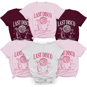 HHOD Lets Go Girls Shirt, Disco Cowgirl Bachelorette Outfit, Country Concert Pink Bachelorette Outfits, Team Bride Shirts in Saudi Arabia