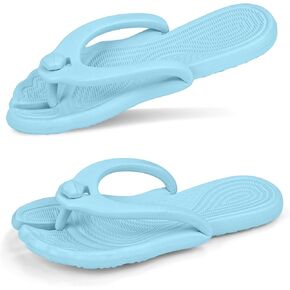 Waterproof Foldable Flip Flops for Women Men – Lightweight Non-Slip Shower & Travel Slippers, Beach Sandals for Pool and Camp in Kuwait