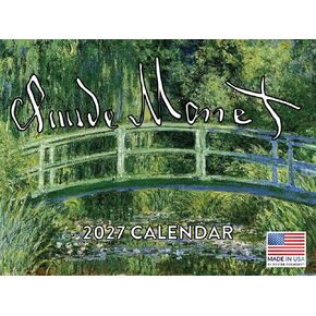 Claude Monet Calendar 2025 Art Monthly Wall Calender 12 Month | American Made In The USA in Kuwait