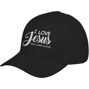 I Love Jesus but I Cuss a Little Adjustable Unisex Baseball Cap in Saudi Arabia