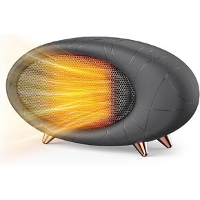 PRSOOY Space Heater,Energy Efficient Desk heater for Indoor Use,PTC Fast Heating Ceramic Heater for Bedroom Home Office Indoor Use(Black) in Saudi Arabia
