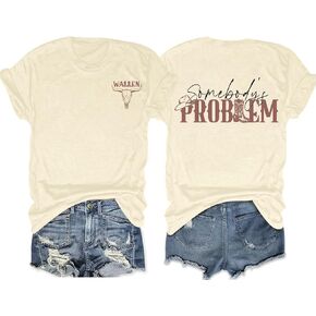 Western Shirts for Women Nashville Country Concert Outfit Vintage Cowgirl Graphic Tees Short Sleeve Bull Skull Tops in Saudi Arabia