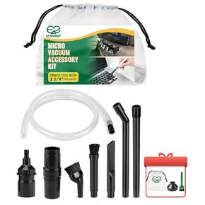EZ SPARES 7PCS Micro Vacuum Attachment Keyboard Crevice Cleaning Tool Brush Kit(7PCS) in Saudi Arabia
