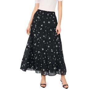 Vince Camuto Women's Floral Print Smocked Waist Maxi Skirt in Saudi Arabia