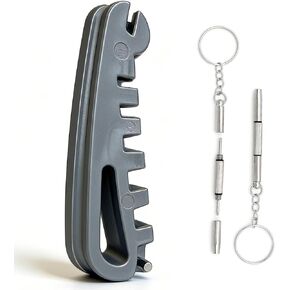 Eyeglass Frame Adjustment Tool with 3-in-1 Screwdriver Kit | Professional Temple Arm & Nose Pad Adjuster for At-Home Glasses Repair & Adjusting in Saudi Arabia