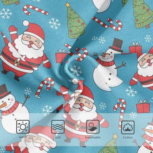 ALAZA Cotton Boys' Underwear Santa Claus Snowman Pattern Boys Briefs Soft Toddler Underwear in Kuwait